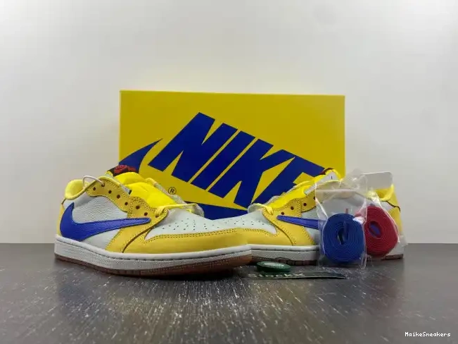 MaikeSneakers Scott Jordan Canary 1 DZ4137-700 Low Air Travis OG x 0425